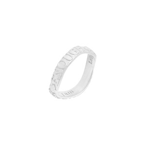 Enough Affirmation Stacking Ring Silver from Loft & Daughter