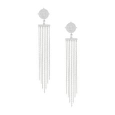 Divine Compass Earrings Silver - Outlet via Loft & Daughter