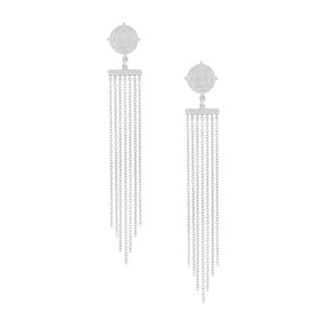 Divine Compass Earrings Silver - Outlet from Loft & Daughter