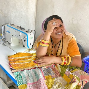 If Saris Could Talk Kimono- Jal Mahal from Loft & Daughter