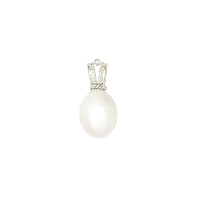 Selene Pearl Charm Silver from Loft & Daughter