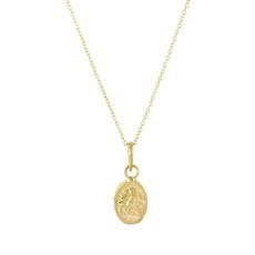 Baby Courage Pendant Gold Vermeil via Loft & Daughter