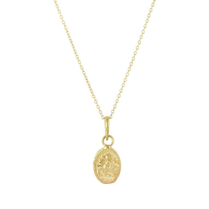 Baby Courage Pendant Gold Vermeil from Loft & Daughter