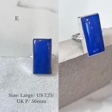 Anokhi Lapis Ring- Silver via Loft & Daughter