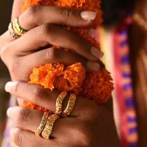 Worthy Affirmation Stacking Ring from Loft & Daughter