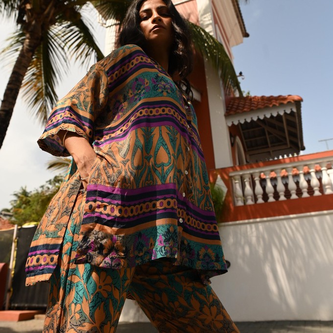 Once Upon a Sari Co-Ord Size 8-10: Print C from Loft & Daughter