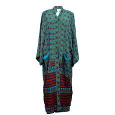 If Saris Could Talk Maxi Kimono- Pushkar Border via Loft & Daughter