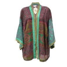 If Saris Could Talk Kimono- Mandir Swirl via Loft & Daughter