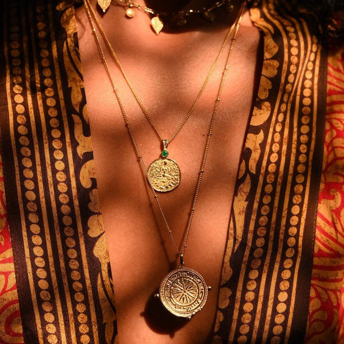 Lakshmi Coin Pendant from Loft & Daughter