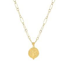 Hold Onto Hope Hammered Chain Necklace via Loft & Daughter