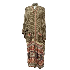 If Saris Could Talk Maxi Kimono- Rishikesh from Loft & Daughter