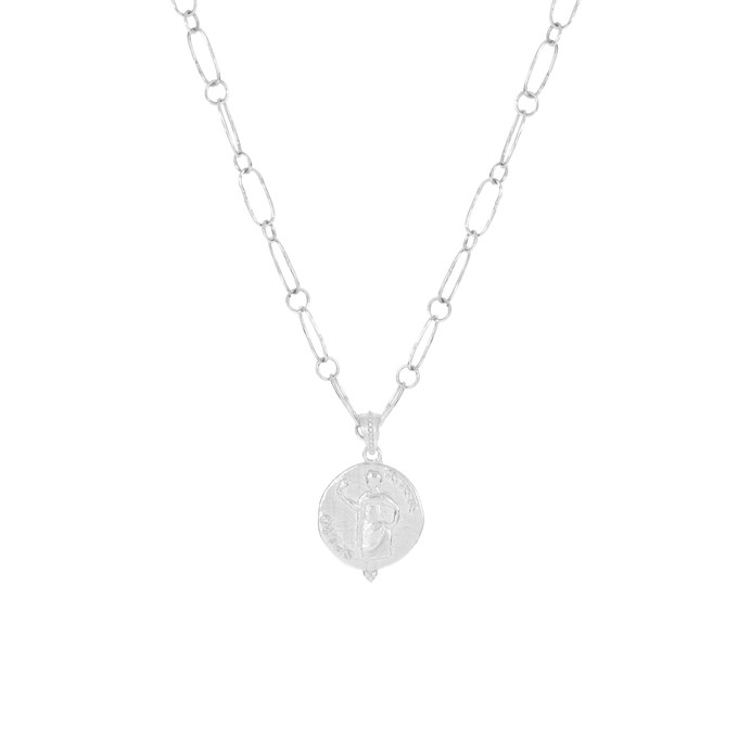 Hold Onto Hope Hammered Chain Necklace from Loft & Daughter