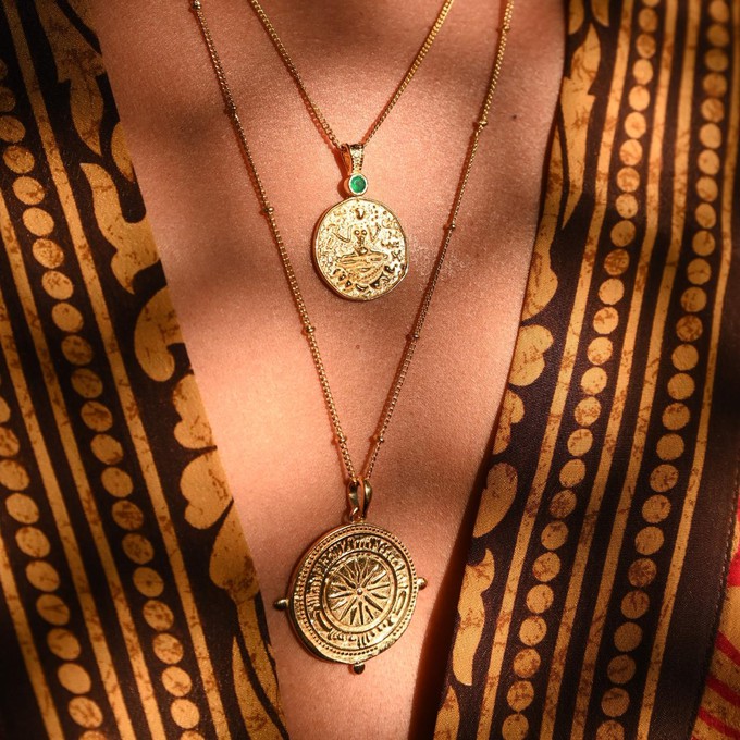 Lakshmi Coin Pendant from Loft & Daughter