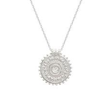 Surya Pendant Silver via Loft & Daughter