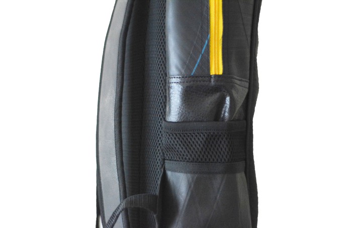 Upcycled inner tube Hackney Backpack from Lost in Samsara