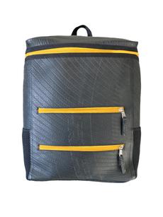 Upcycled inner tube Acton Backpack via Lost in Samsara