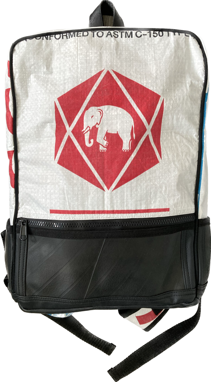 Upcycled Cement Bags Hoxton Backpack from Lost in Samsara