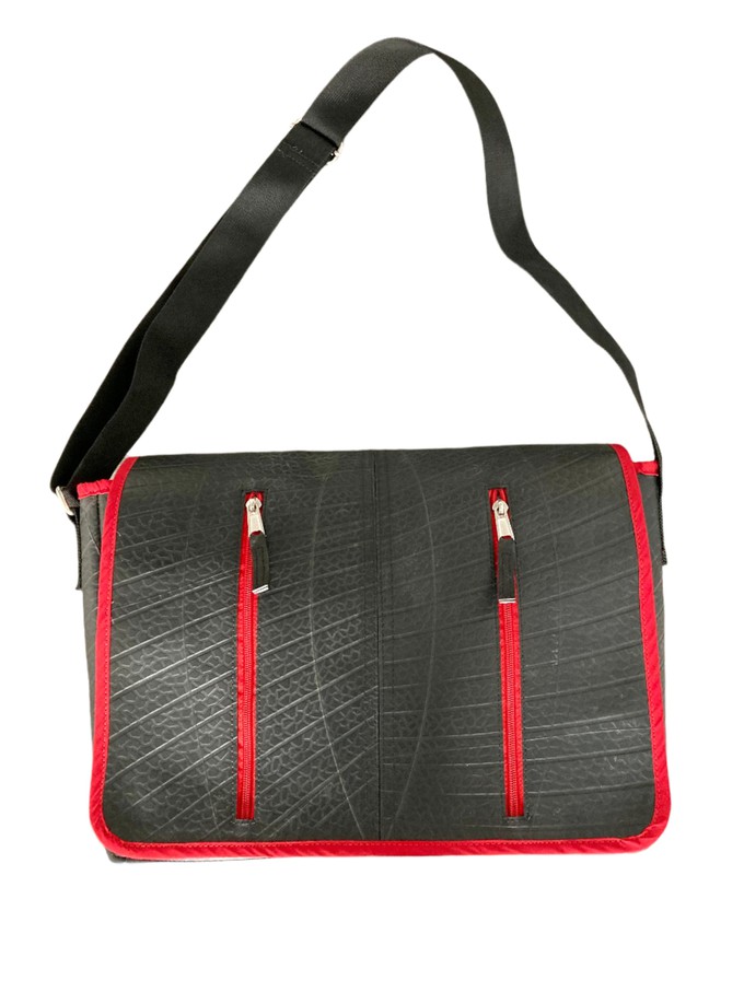 Messanger Bag-Recycled Inner Tube from Lost in Samsara