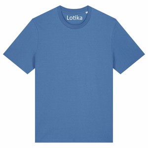 Juul T-shirt biologisch katoen - bright blue mt XL from Lotika