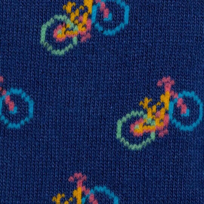 Swole Panda - bamboe sokken bicycle - navy from Lotika