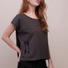 arrows cropped tee-shirt from madeclothing