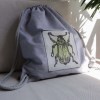 yellow beetle canvas backpack from madeclothing