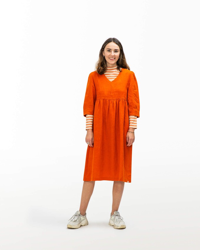 Elegant Midi Dress squash from Matona