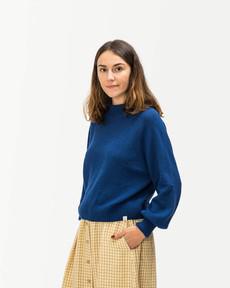 Raglan Sweater royal blue via Matona