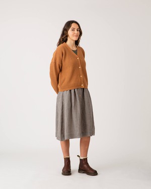 Knit Cardigan ochre from Matona