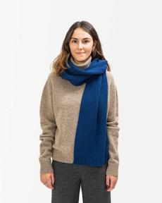 Knit Scarf royal blue via Matona