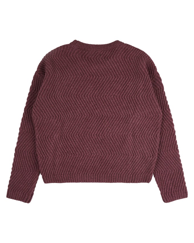 Round Neck Sweater berry from Matona