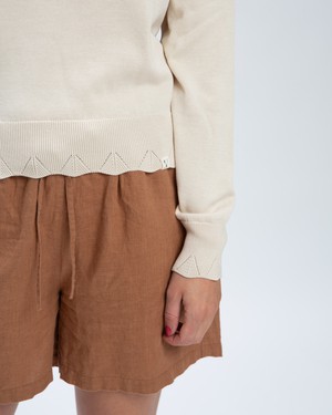 Flower Sweater sand from Matona