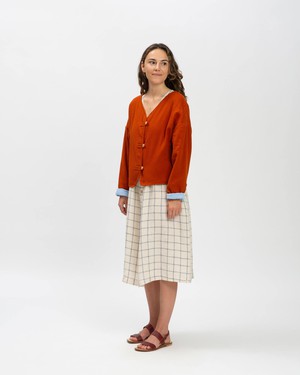 Reversible Muslin Jacket brick from Matona