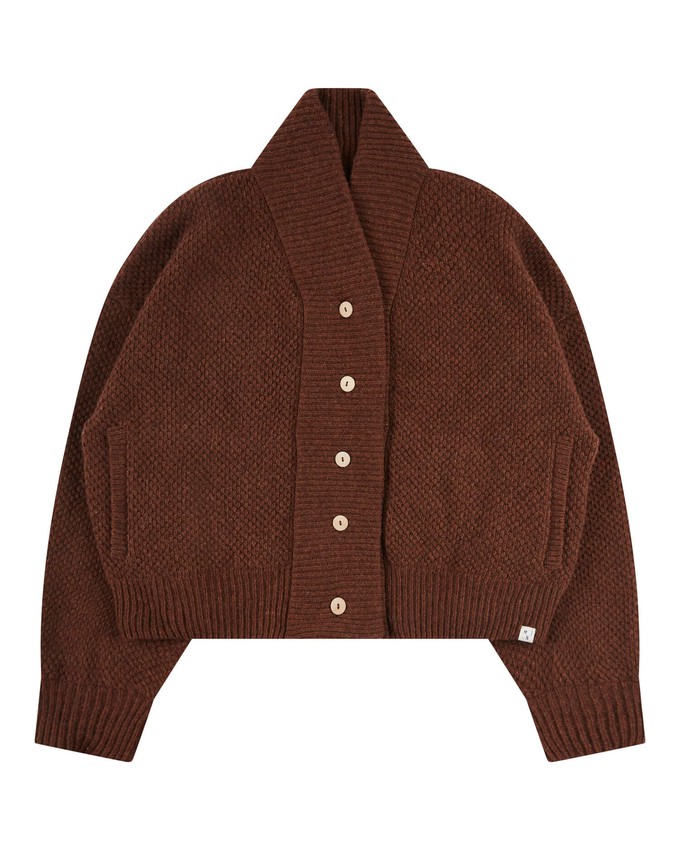 Knit Bomber Jacket chestnut from Matona