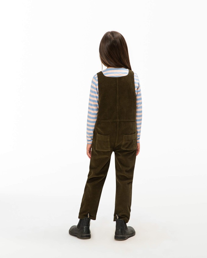 Corduroy Dungarees moss from Matona