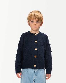 Bubble Cardigan navy via Matona