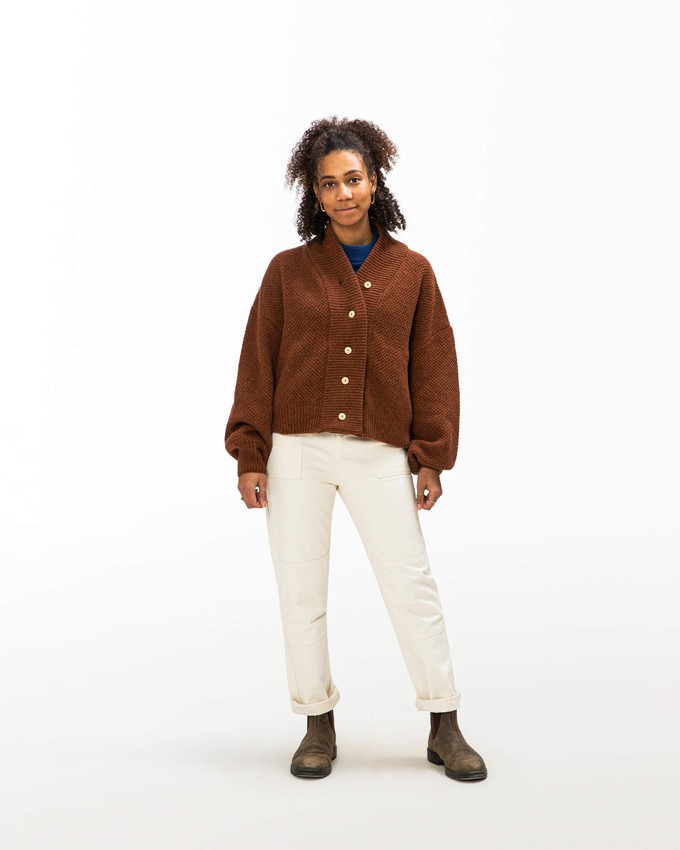 Knit Bomber Jacket chestnut from Matona