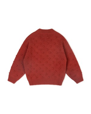 Juna Sweater Kids oxide red from Matona