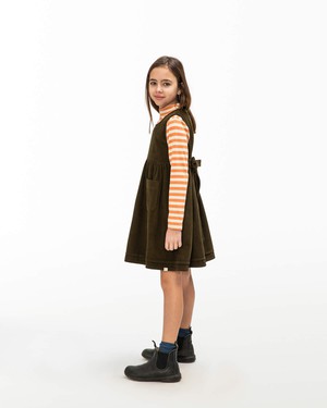 Belted Corduroy Dress moss from Matona