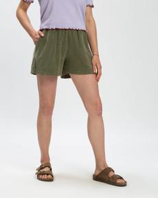 Terry Shorts olive green via Matona