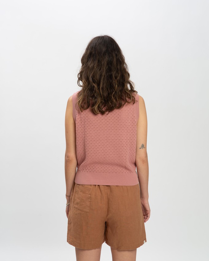 Cotton Knit Top dusk pink from Matona