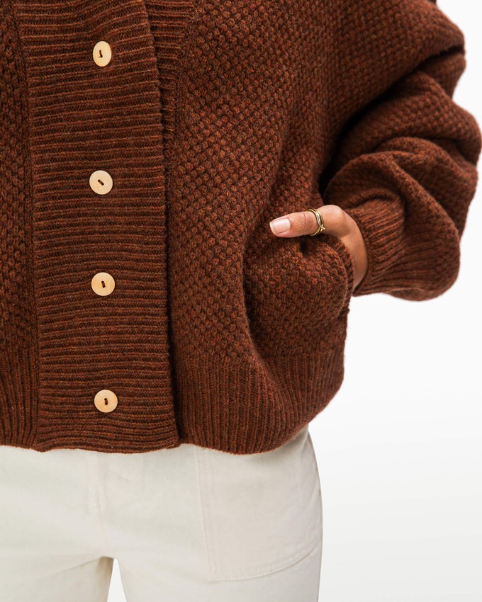 Knit Bomber Jacket chestnut from Matona