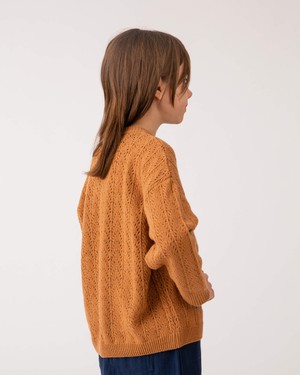 Lace Sweater ochre from Matona