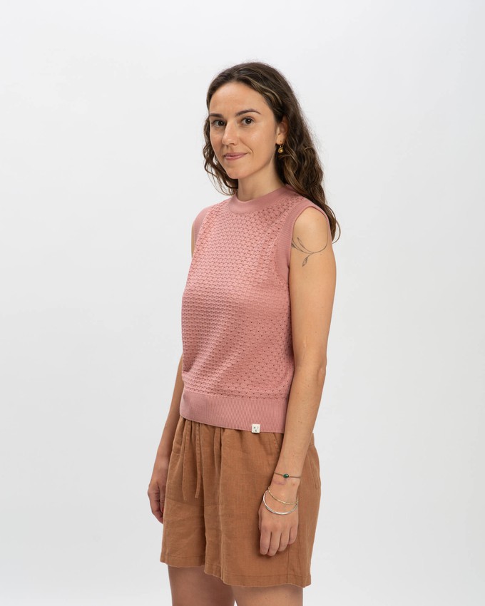 Cotton Knit Top dusk pink from Matona