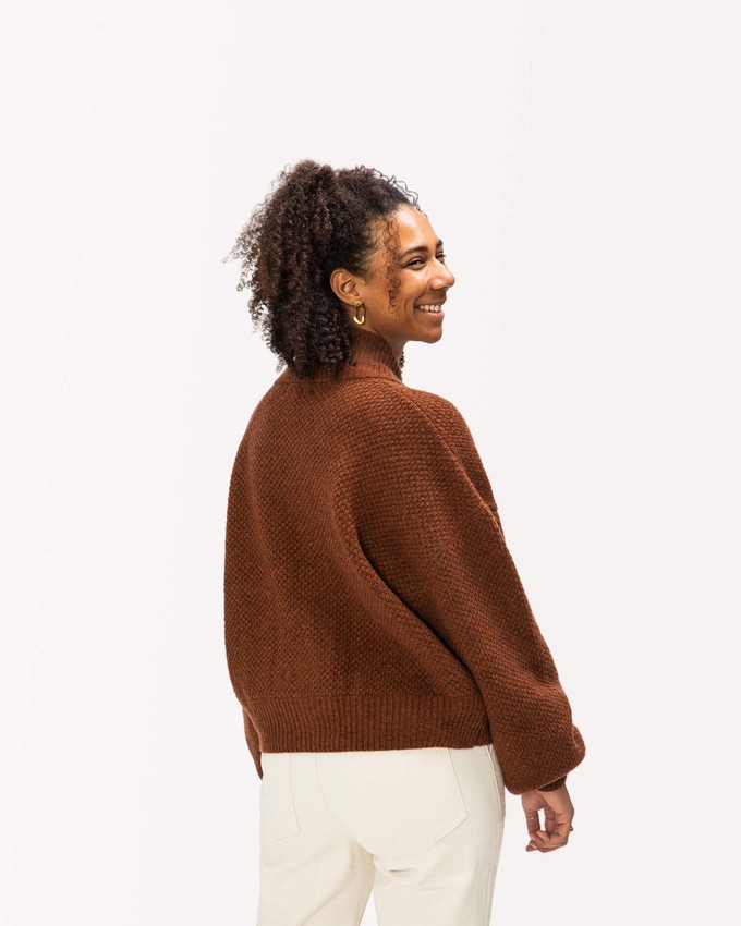 Knit Bomber Jacket chestnut from Matona