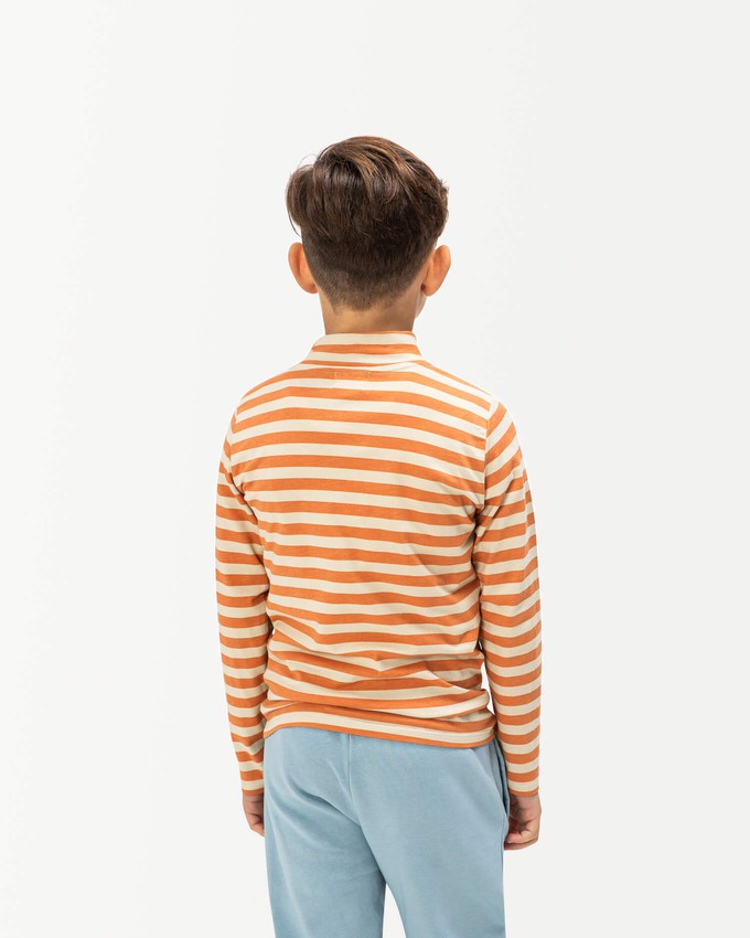 High Neck Longsleeve oyster-caramel from Matona