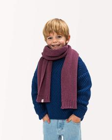 Knit Scarf berry via Matona