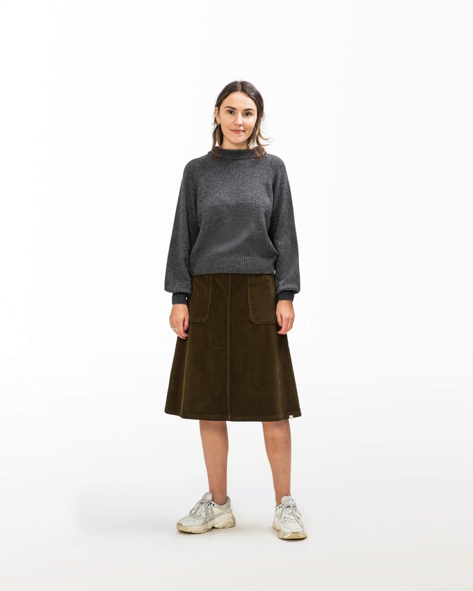 Raglan Sweater graphite from Matona