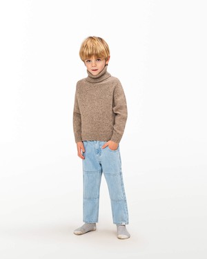 Turtleneck Sweater pebble from Matona