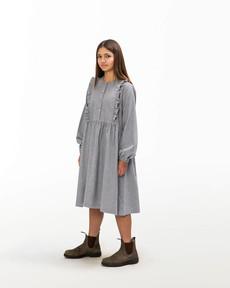 Flannel Kids Dress pepita via Matona